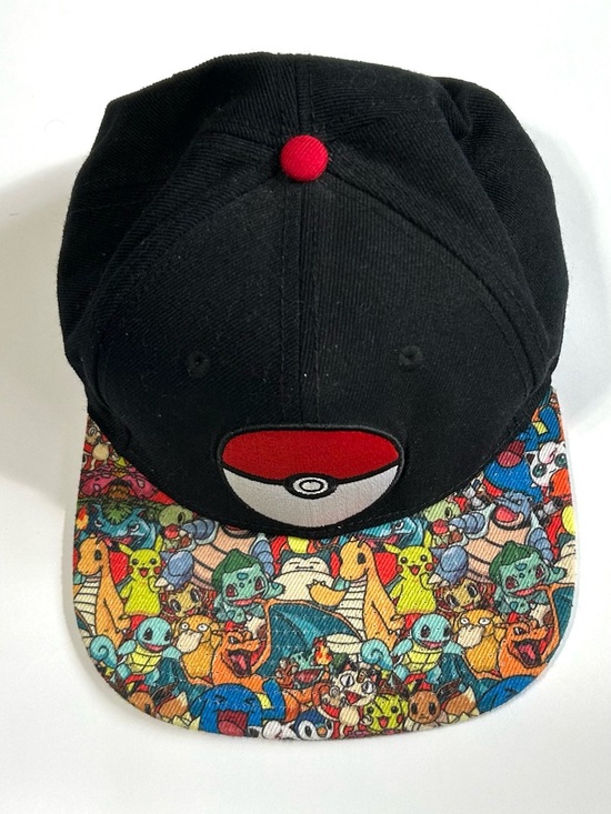 Pokemon Other - Pokémon Hat Official Snap Back Pokemon Cap Pokeball Full Bill SnapBack